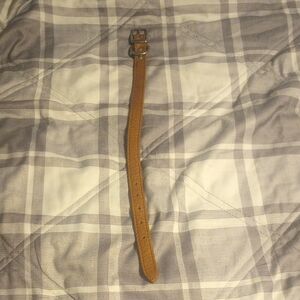 Brown Leather Dog Collar